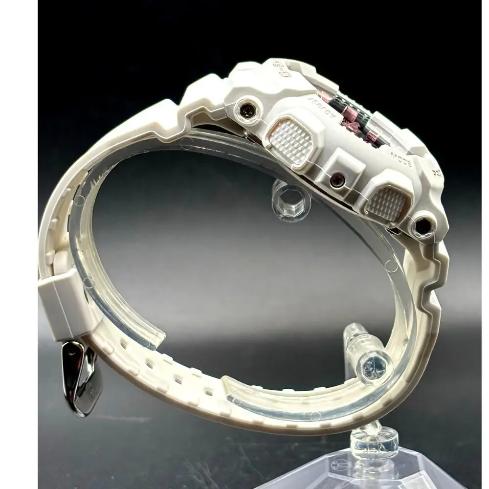 Casio G-Shock GMA-S140M-7A White Rose Gold Analog Digital Women's Watch NIB